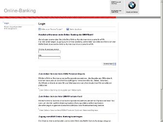 banking.bmwbank.de website preview