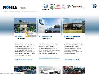 kahle.de website preview
