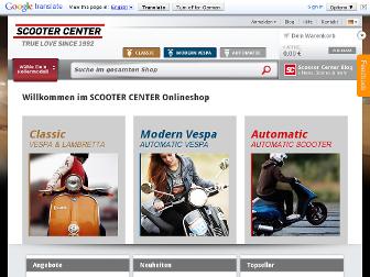 scooter-center.com website preview