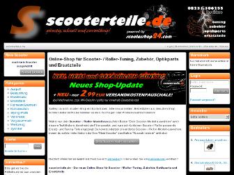scootershop24.com website preview