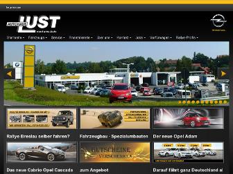 opel.autohaus-lust.de website preview