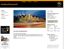 autohaus-erlemann.de website preview