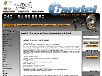 bandel-online.de website preview