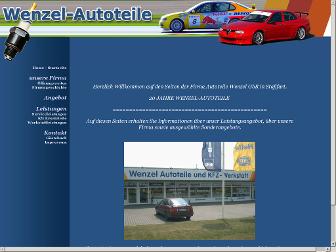 wenzel-autoteile.de website preview
