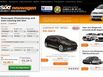 sixt-neuwagen.de website preview