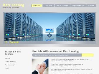 karr-leasing.com website preview