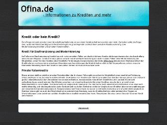 ofina.de website preview