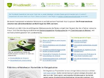 privatkredit.com website preview