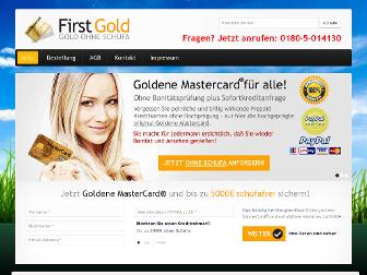 firstgold.eu website preview