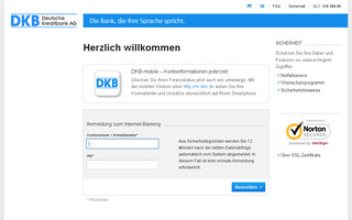 banking.dkb.de website preview