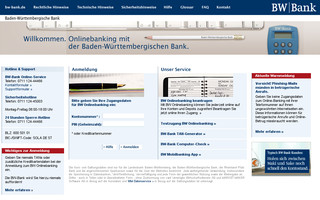 banking.bw-bank.de website preview