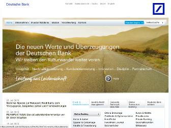 deutsche-bank.de website preview