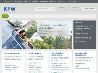 kfw.de website preview