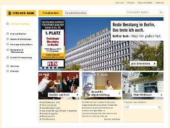 berliner-bank.de website preview
