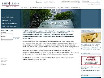 bhf-bank.com website preview