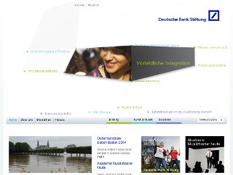 deutsche-bank-stiftung.de website preview