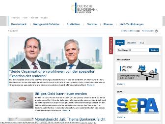 bundesbank.de website preview