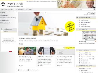 paxbank.de website preview