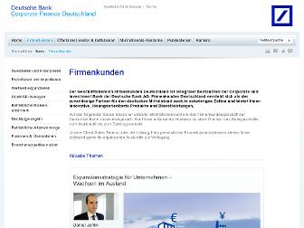 firmenkunden.deutsche-bank.de website preview