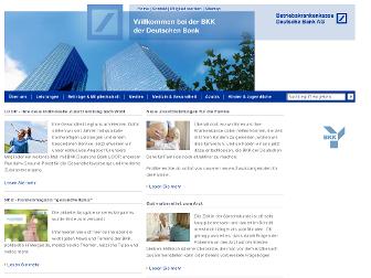 bkk-deutsche-bank.de website preview