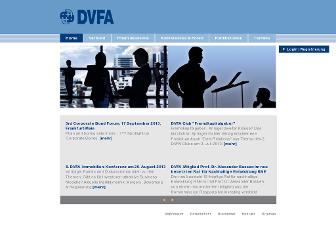dvfa.de website preview