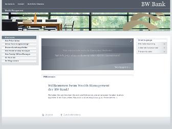 bw-bank-wealth.de website preview