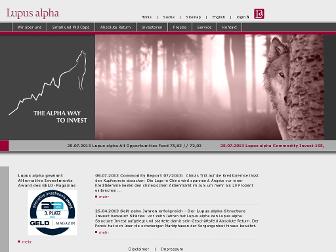 lupusalpha.de website preview