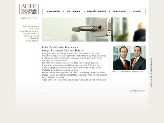 auth-realestate.de website preview