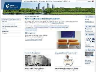 realestate.union-investment.de website preview