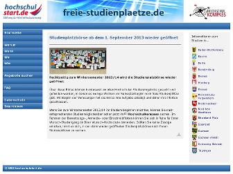 freie-studienplaetze.de website preview