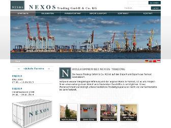 nexos-trading.de website preview