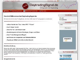 daytradingsignal.de website preview