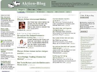 aktien-blog.com website preview