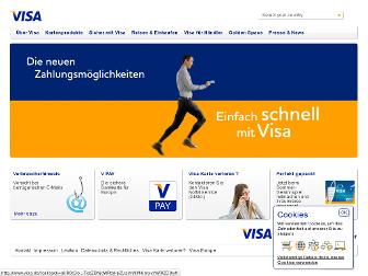 visa.de website preview