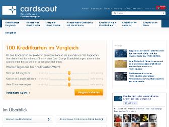 cardscout.de website preview
