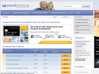prepaidkreditkarte.de website preview