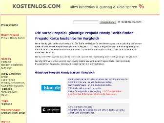 prepaid-karte.kostenlos.com website preview