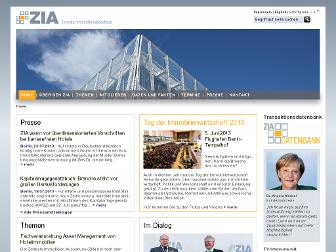 zia-deutschland.de website preview