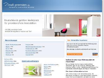 null-provision.de website preview
