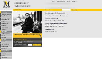 mannheimer.de website preview