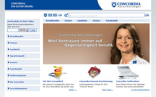 concordia.de website preview