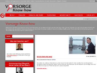 vorsorge-know-how.de website preview