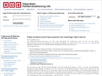 wegweiser-rentenversicherung.info website preview