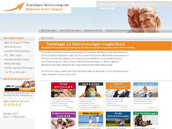 guenstigste-versicherung.com website preview