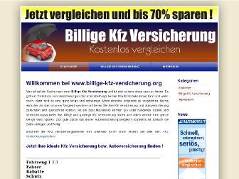 billige-kfz-versicherung.org website preview