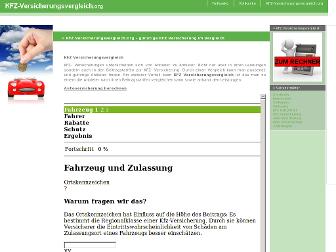 kfz-versicherungsvergleich.org website preview