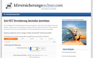 kfzversicherungsrechner.com website preview