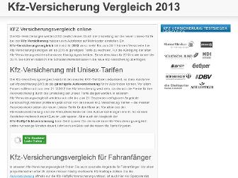 kfzversicherung-2013.de website preview