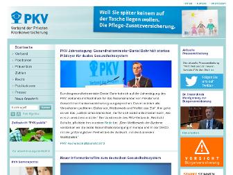pkv.de website preview