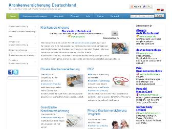 krankenversicherung-deutschland.com website preview